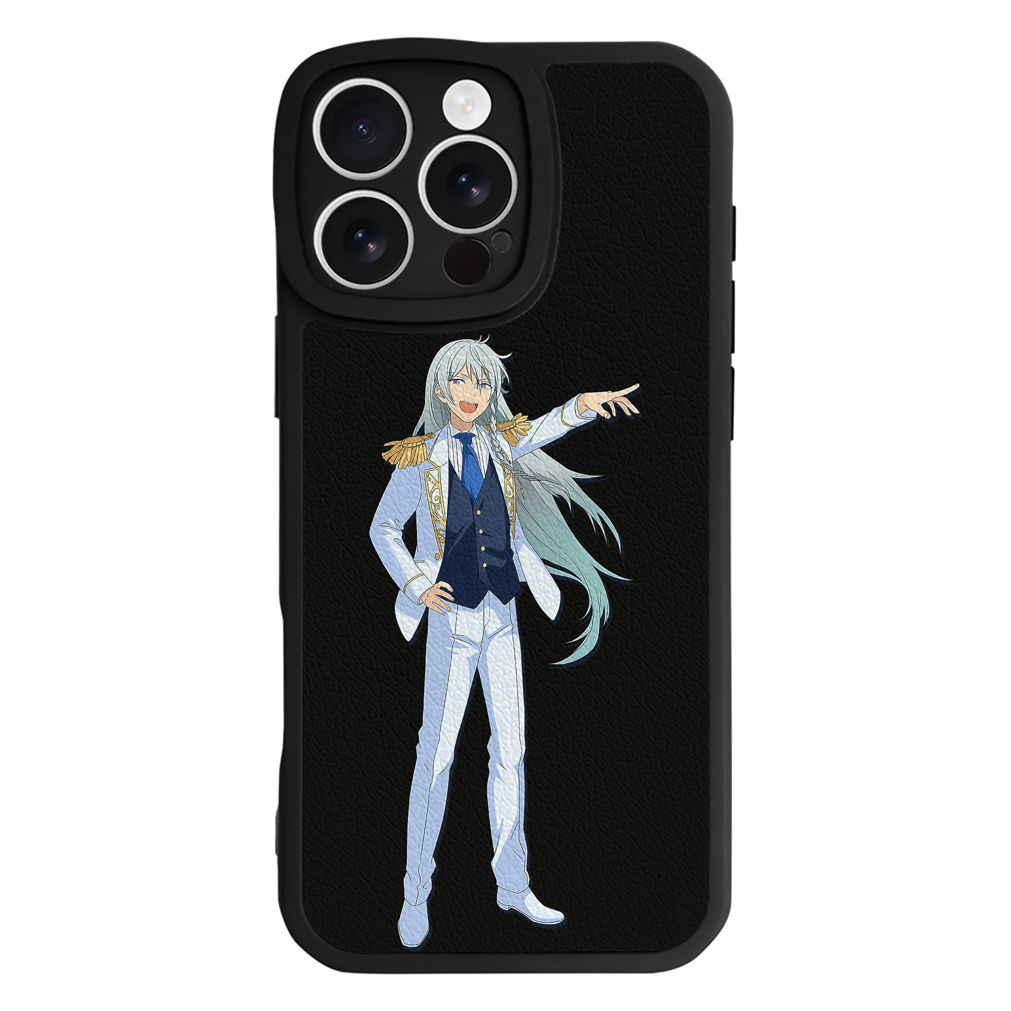 （画像用） あんさんぶるスターズ! Ensemble Stars 【iPhone 16シリーズ対応】シリコンスマホケース（レザー調） 材質：シリコン